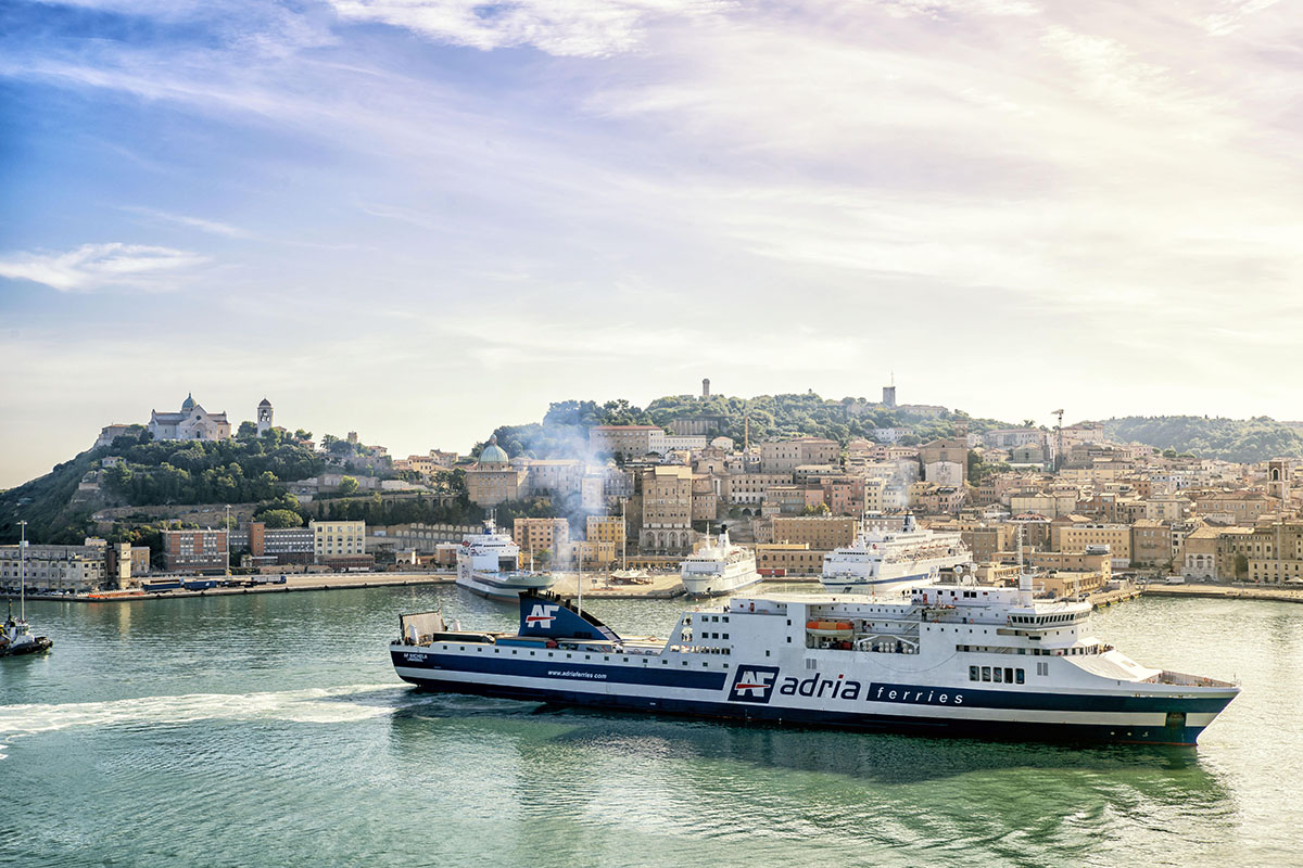 The AF Claudia in the Port of Ancona