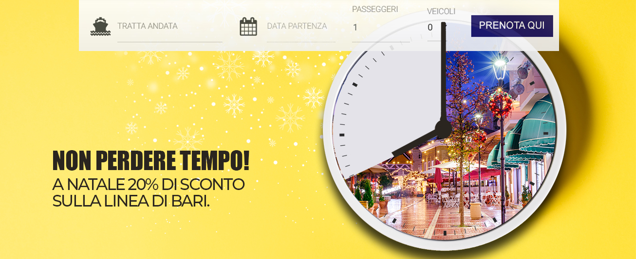 Offerta Pre-Booking Natale Adria Ferries