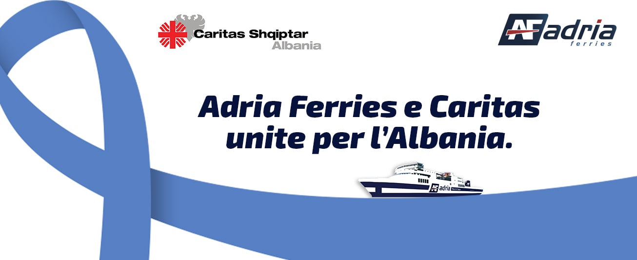 Adria Ferries e Caritas Unite per l'Albania