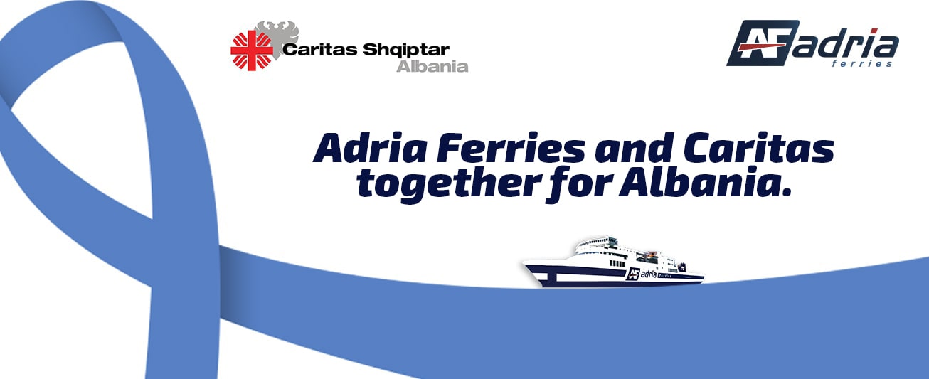 Adria Ferries and Caritas together for Albania