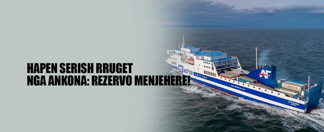  Adria Ferries rihap rrugët nga Ankona