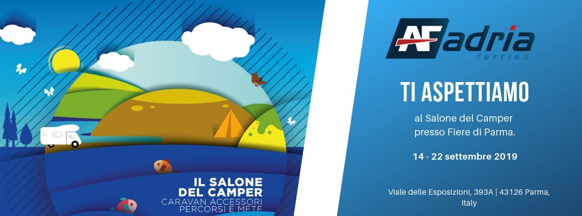 Adria Ferries al Salone del Camper 2019