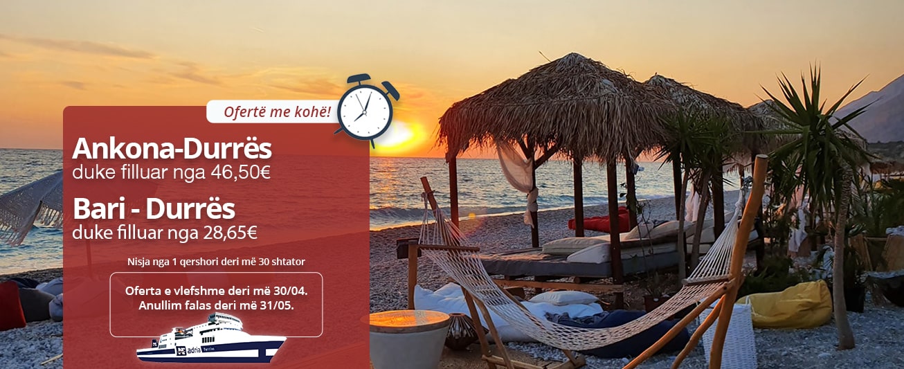 Early Booking verë 2021: oferta e zgjatur Adria Ferries