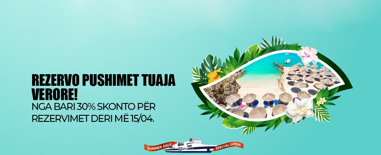 Oferta Pre-booking sezoni veror Adria Ferries